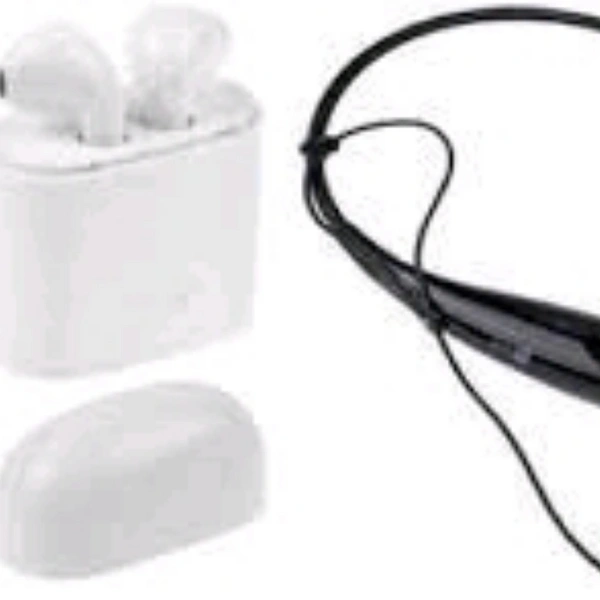 Bluetooth Headphones With Bluetooth Earphone Free  - White / black 