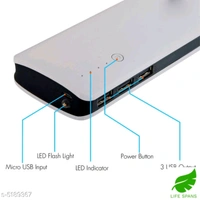 Power Bank  - Gray / Green , 5 inc
