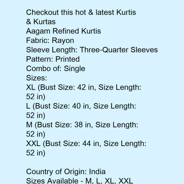 Gown Kurtis For Women  - Green , M, L, XL, XXL