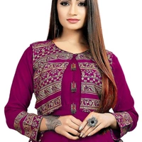 Gown Kurtis For Women ( Reyon)  - meron , M, L, XL, XXL