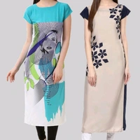 Long Top Girls (pack Of 2) - Multi color , M, L, XL, XXL