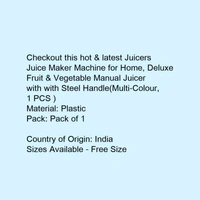 Juicer Machine Manual  - white 