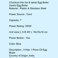 Egg Boiler  - Green 