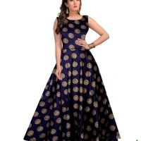 Gown Kurtis Reyon Dress  - Multi color , M, L, XL, XXL