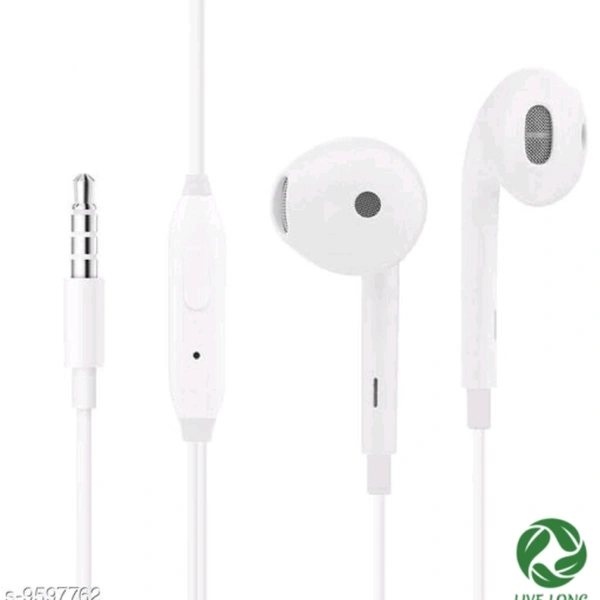 Wired Headphones All Mobile Comfortable  - White , free 