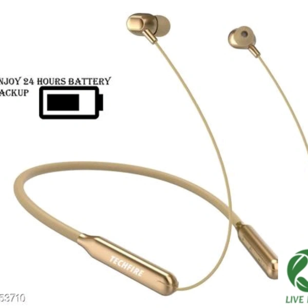 Bluetooth Headphones, Bluetooth Earphone  - Gold , free 