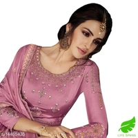 Gown Frocks For Women  - pink, M, L, XL, XXL, 