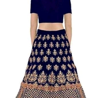 Rehenga For Girls  - embroidery multi color , 8 to 14 years 