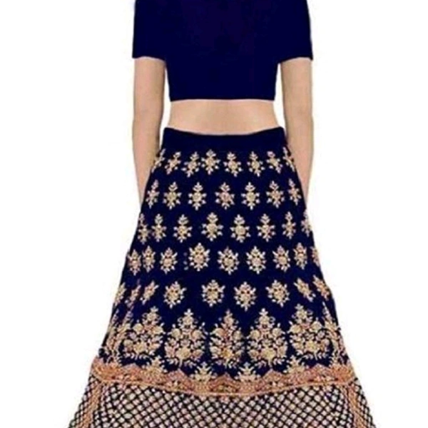 Rehenga For Girls  - embroidery multi color , 8 to 14 years 