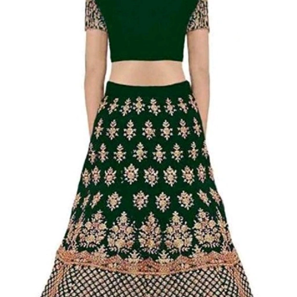 Rehenga For Girls  - embroidery multi color , 8 to 14 years 