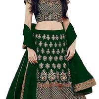 Rehenga For Girls  - embroidery multi color , 8 to 14 years 