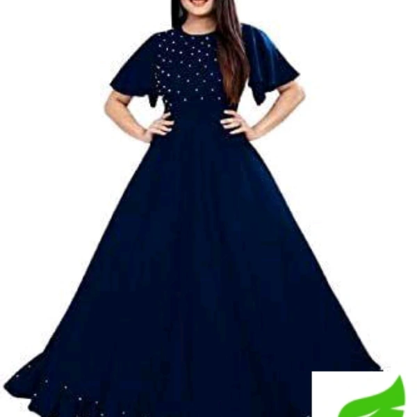 Gown Designers Frocks For Women  - black , 7 to 14 years 