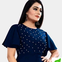 Gown Designers Frocks For Women  - black , 7 to 14 years 