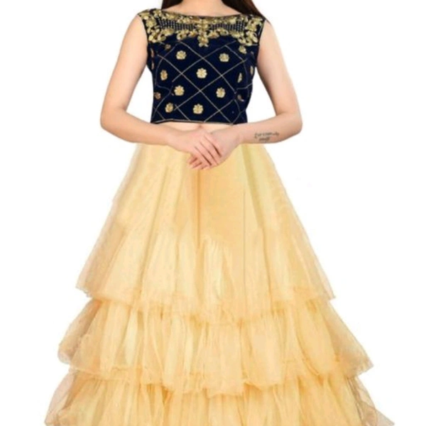 Rehenga For Girls Dress  - black / yellow , 7-14 years 