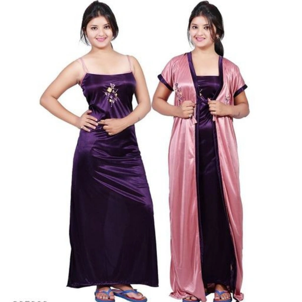 Night Dress (pack Of 2) - Multi color , M, L, XL, XXL