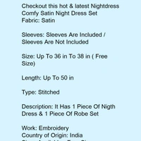 Night Dress (pack Of 2) - Multi color , M, L, XL, XXL