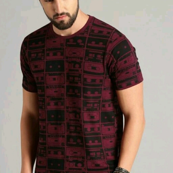 T-shirt For Men (Round Neck)  - Multi color , M, L, XL, XXL