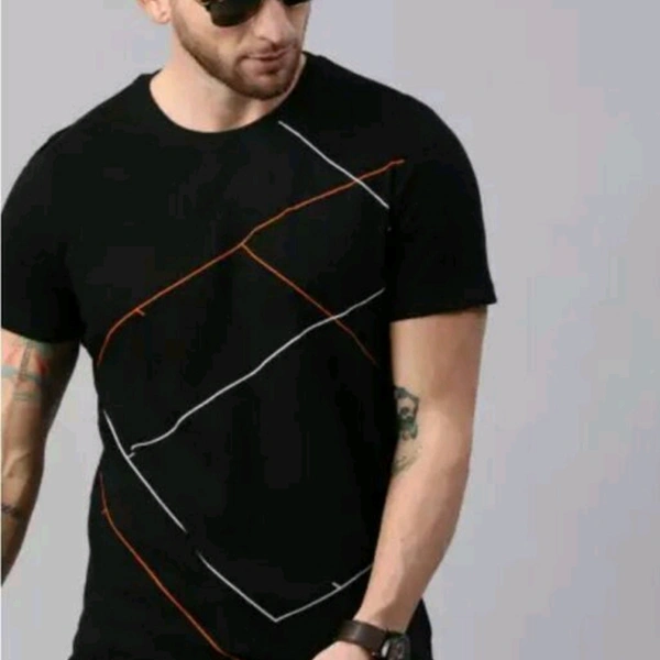 T-shirt For Men (Round Neck)  - Multi color , M, L, XL, XXL