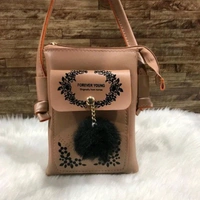 Fashionable Women Sling Bags ( PU)  - Multi colored , 5 X 7 in