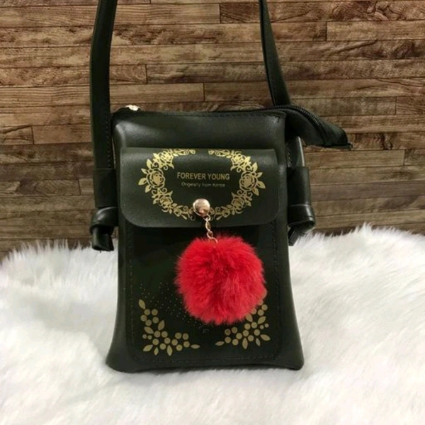 Fashionable Women Sling Bags ( PU)  - Multi colored , 5 X 7 in