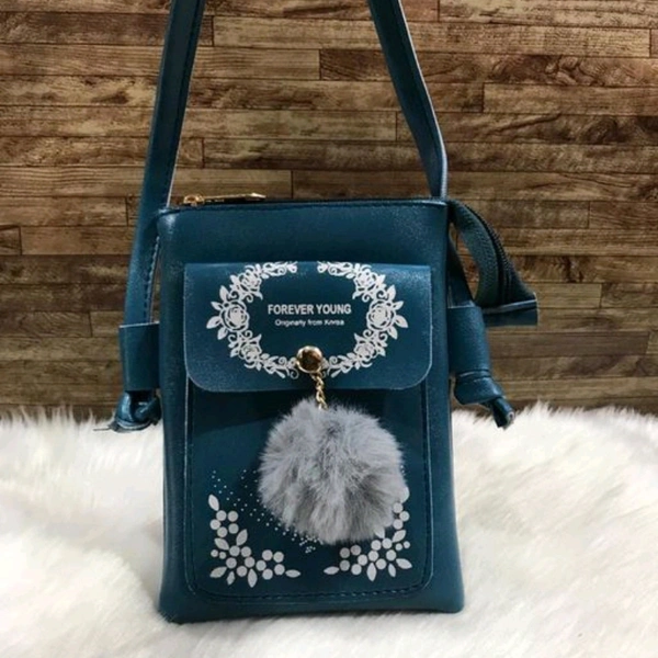 Fashionable Women Sling Bags ( PU)  - Multi colored , 5 X 7 in