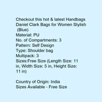 Daniel Clark Bags For Women Stylish  - Cream 
