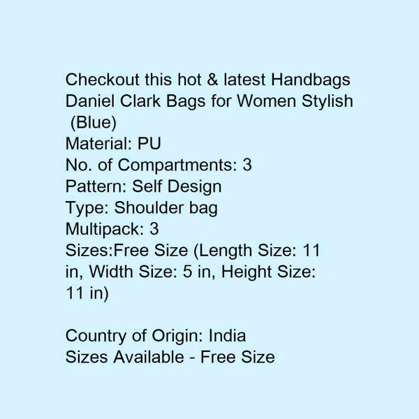 Daniel Clark Bags For Women Stylish  - Cream 