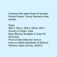 Women's Heel Sandal  - Black , 3,4,5,6,7