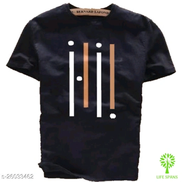 T-shirt For Men  - black , S, M, L, XL, XXL