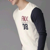 Full  Sleeve T-shirt For Men  - Multi colored , S,M,L,XL,XXL