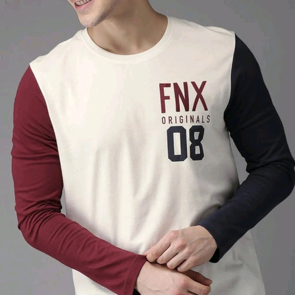 Full  Sleeve T-shirt For Men  - Multi colored , S,M,L,XL,XXL