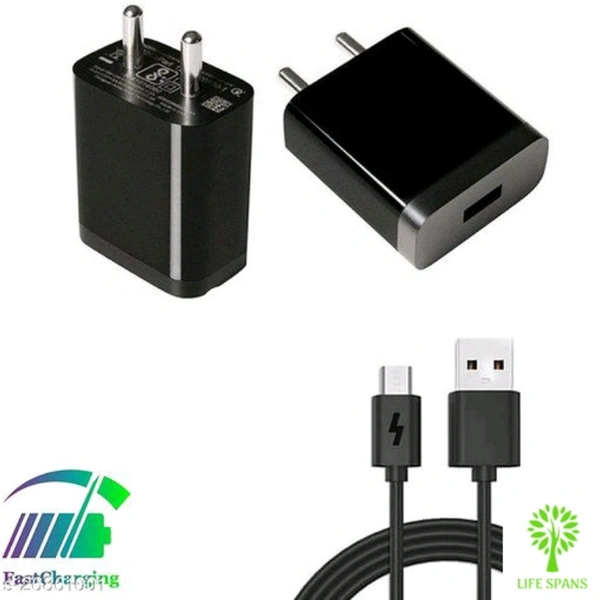 Charger For All Mobile Comfortable  - Black 