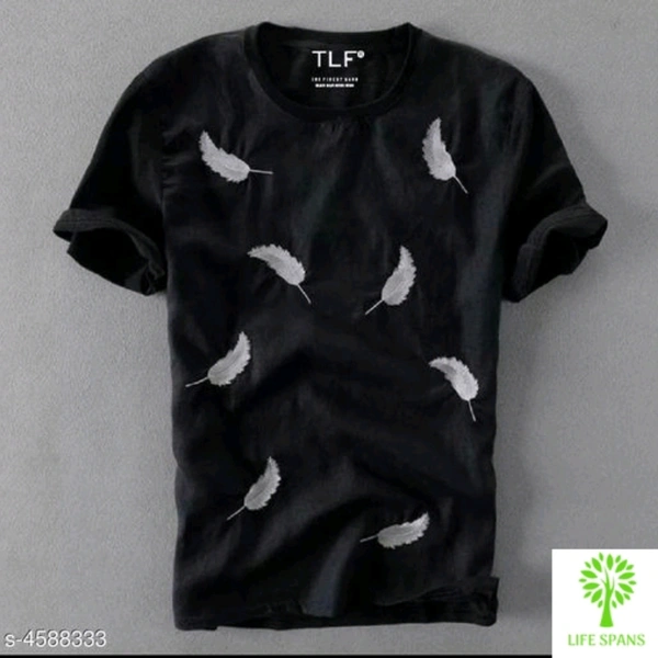 Fashlook Cotton T-shirt For Men  - Multi colored , S, M, L, XL, XXL