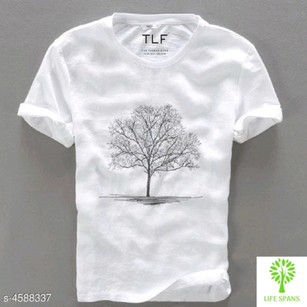 Fashlook Cotton T-shirt For Men  - Multi colored , S, M, L, XL, XXL