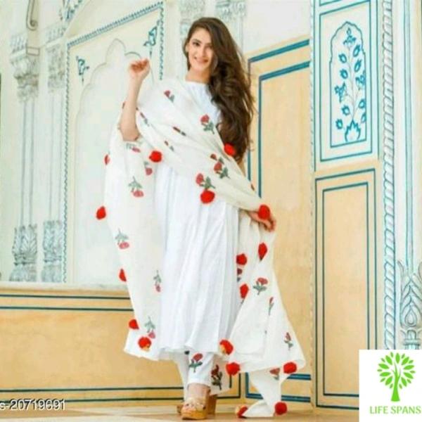 Stylish Woman's Rayon Kurtis, Plazzo , With Dupatta  - white, S, M, L, XL, XXL, XXXL,4XL