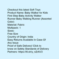 Baby Walker For Kids - Red, free