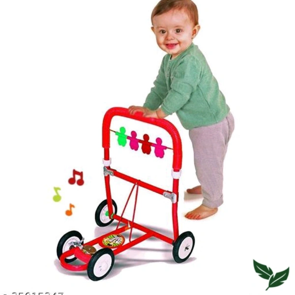 Baby Walker For Kids - Red, free
