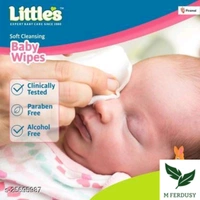 Little's Soft Cleansing Baby Wipe With Aloe Vera , Jojoba Oil N Vitamin E  - white, s