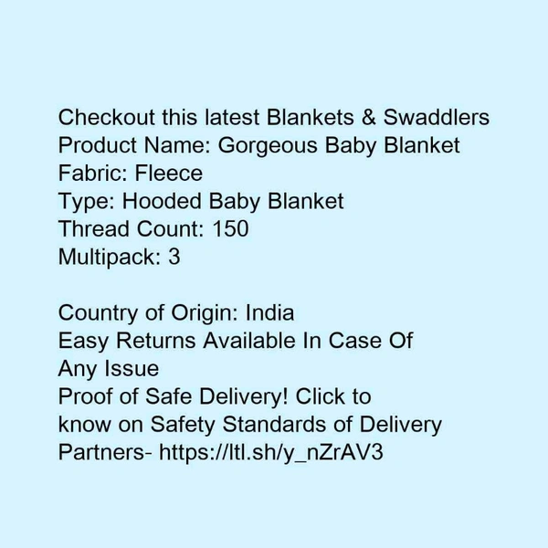 Gorgenius Baby Blanket  - pink, little 