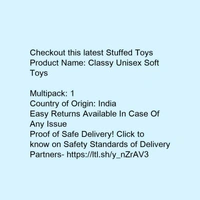 Baby Clasay Unisex Soft Toys  - Blue n Black , Little 