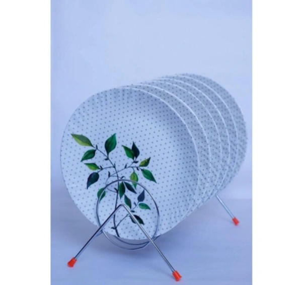 Dinner Plates Pack Of 6 - white , 11 inc