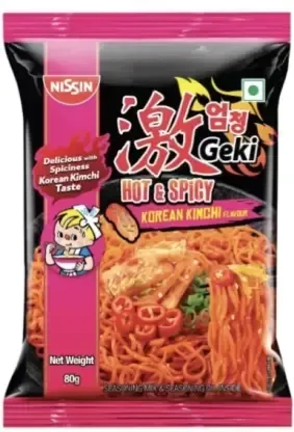 Top Ramen Hot & Spicy Korean Kimchi - 80 gm