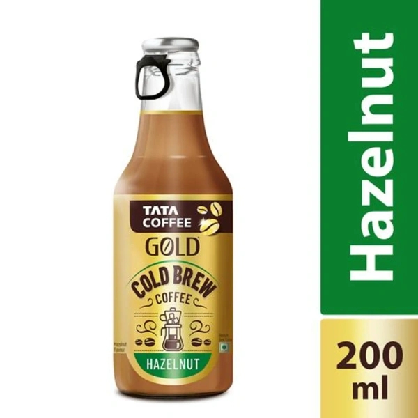 Tata Coffee Gold Hazelnut Flavoured Cold Brew Rich & Creamy Ready to Drink - 200 ml