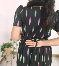 Black Ikkat Feeding Maxi - XXL, Black