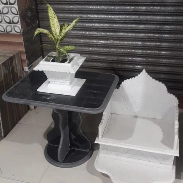 MARBLE THRONE (সিংহাসন), Flower Pot, Table - free, pot 6" tea ,tabale 22", sinhason 21"