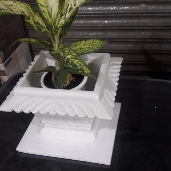 MARBLE FLOWER POT - 1.5