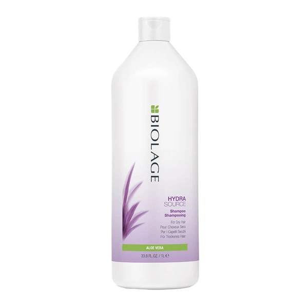 Matrix Biolage Hydrasource Plus Professional Shampoo for Dry Hair 1000 ml | Deep Hydration, Moisture Restoration & Softening for Dry | Dehydrated & Coarse Hair