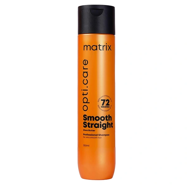 Matrix Opti care Smooth Straight Shampoo 350ml | with Shea Butter for Ultra Smooth Smooth Straight Hair
