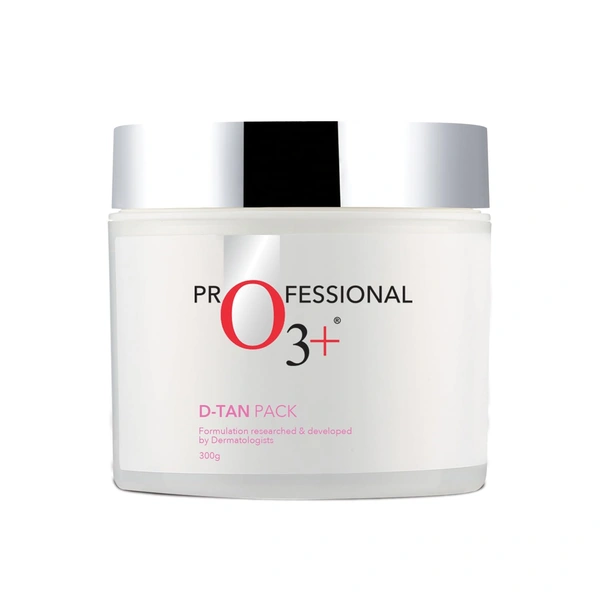 O3+ Professional O3+ D-tan Pack-300g  Remove Instant Sun Tan & Sun Damage Protection Infused with  Eucalyptus & Mint Oil