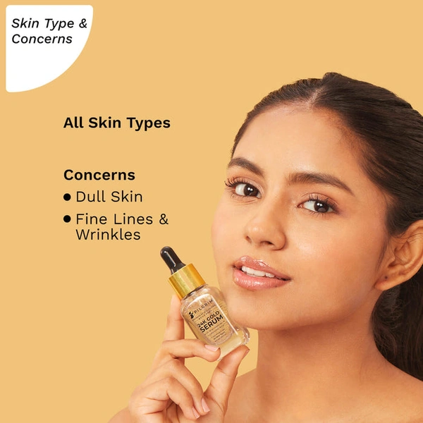 Pilgrim 24K Gold Serum, 20ml | Boosts Radiance, Reduces Fine Lines, and Enhances Skin's Glow for a Youthful, Luminous Look.